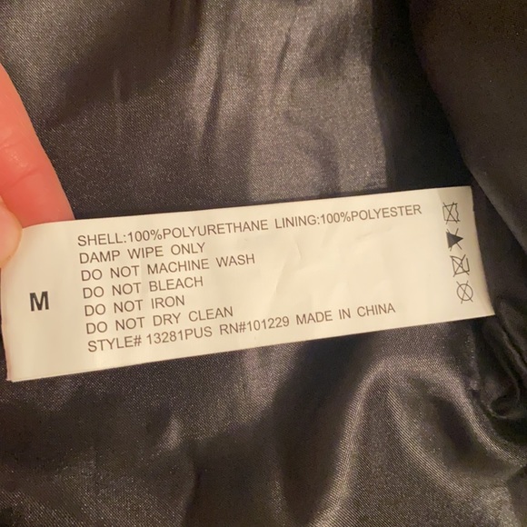 π₯HOST PICKπ₯NWT Faux Leather Jacket - Picture 4 of 4